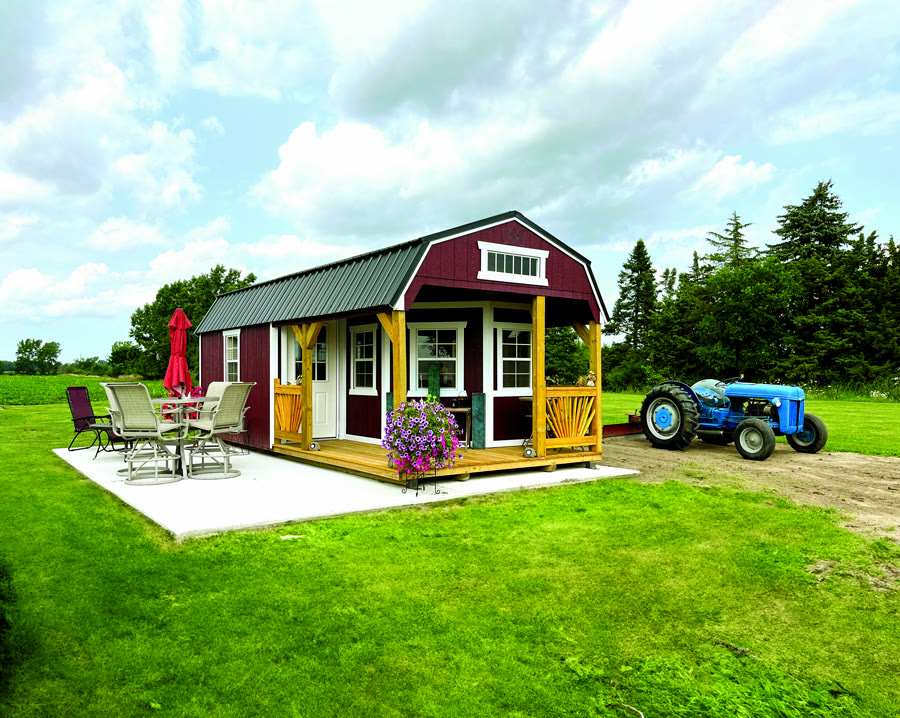 Deluxe Porch Lofted Barn