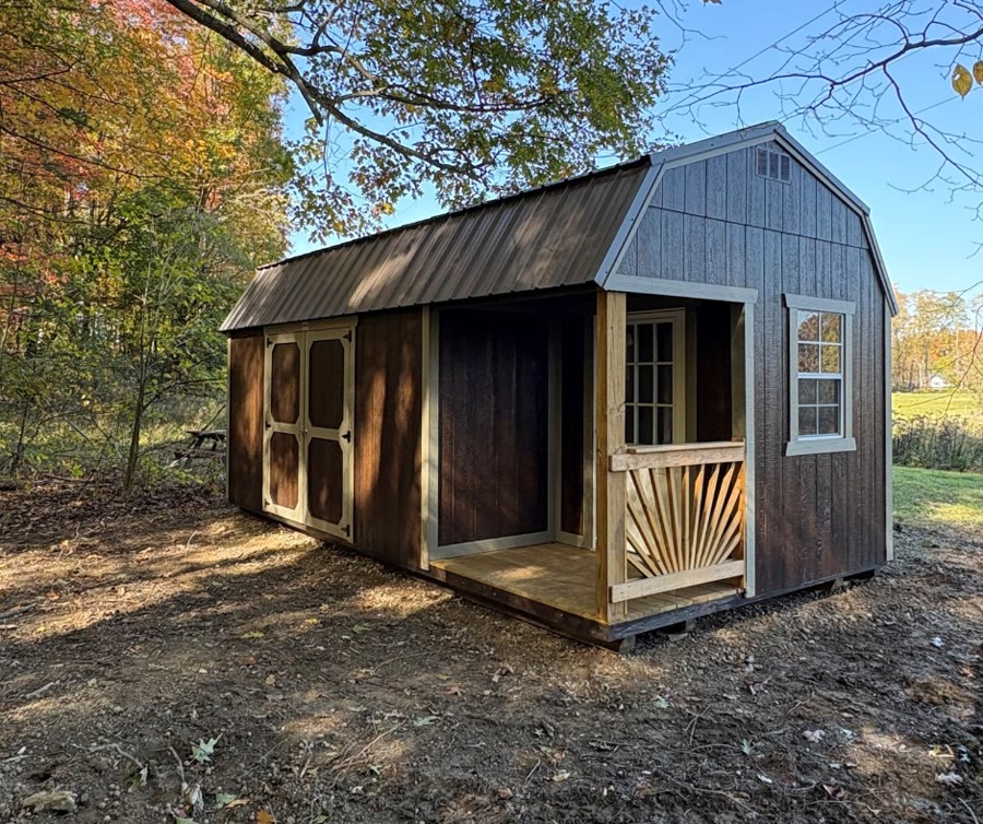 Side Porch Lofted Barn