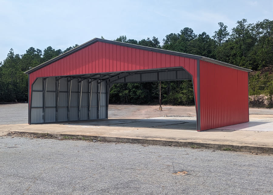 36' x 36' Premium Closed Carport